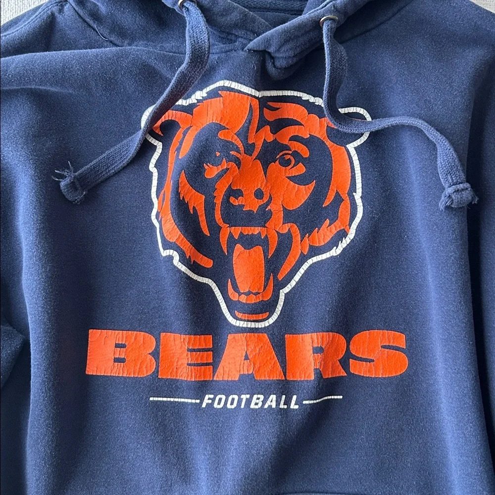 Fanatics Chicago Bears Blue Hoodie Men’s size Large - Picture 3 of 8